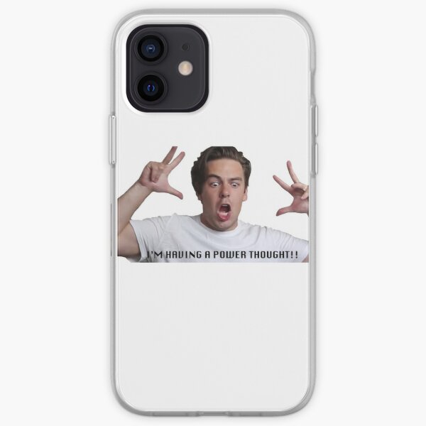 WAIT BABY IM HAVING A POWER THOUGHT - Cody Ko iPhone Soft Case RB1108 product Offical Cody Ko Merch